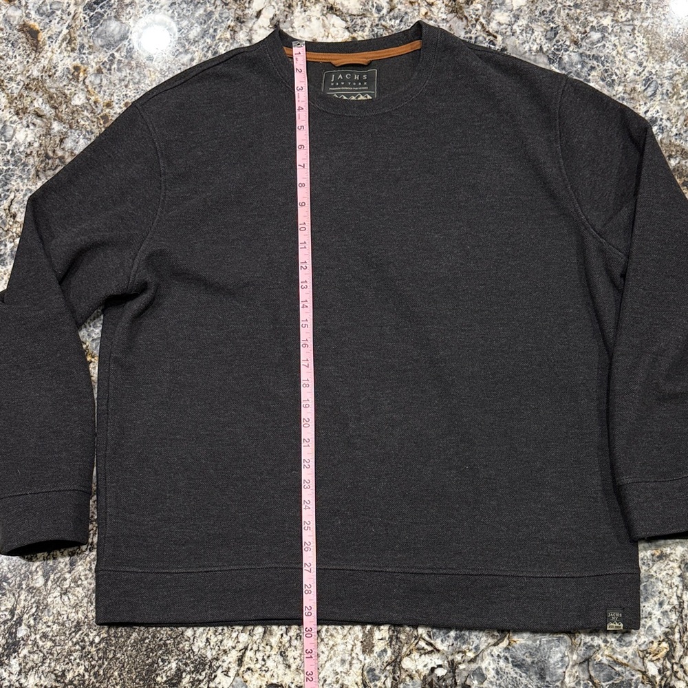 Jachs NY-  Men's Dark Gray Crewneck Sweater - sz XXL - 3% Wool